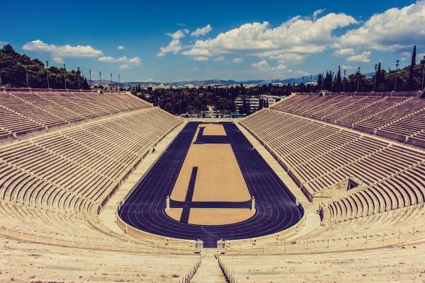 Estadio Olímpico Panathinaikó situado en Atenas.