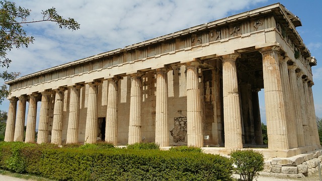 Templo de orden dórico dedicado a Hefesto, el dios de la metalurgia en la mitología griega.